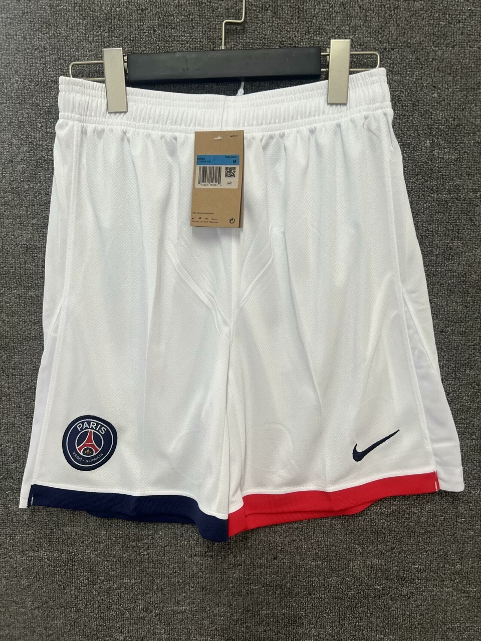 AAA Quality Paris St Germain 24/25 Away White Soccer Shorts